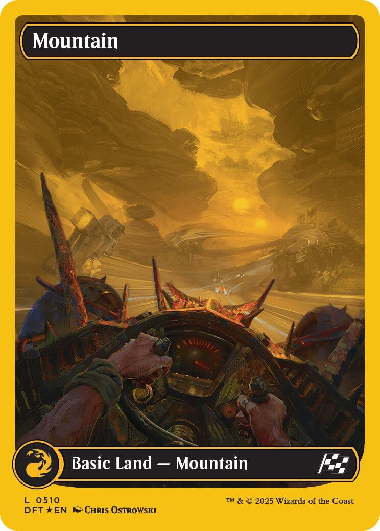 Image for Mountain (0510) (First-Place Foil) (510) [Aetherdrift] - Magic: The Gathering