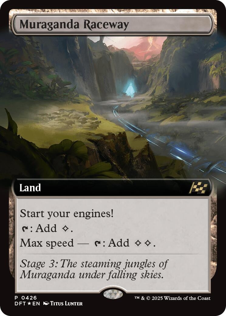 Image for Muraganda Raceway (0426) (Extended Art) (426) [Aetherdrift] - Magic: The Gathering