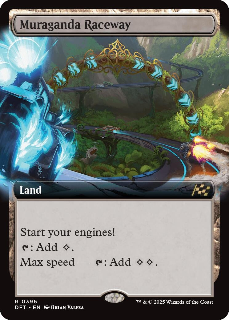 Image for Muraganda Raceway (0396) (Extended Art) (396) [Aetherdrift] - Magic: The Gathering