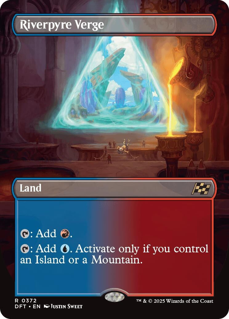 Image for Riverpyre Verge (Borderless) (372) [Aetherdrift] - Magic: The Gathering