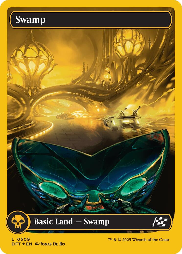 Image for Swamp (0509) (First-Place Foil) (509) [Aetherdrift] - Magic: The Gathering
