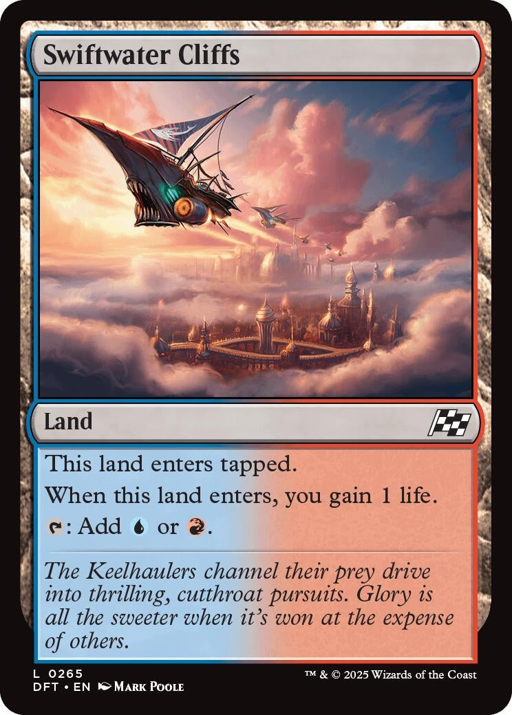 Image for Swiftwater Cliffs (265) [Aetherdrift] - Magic: The Gathering