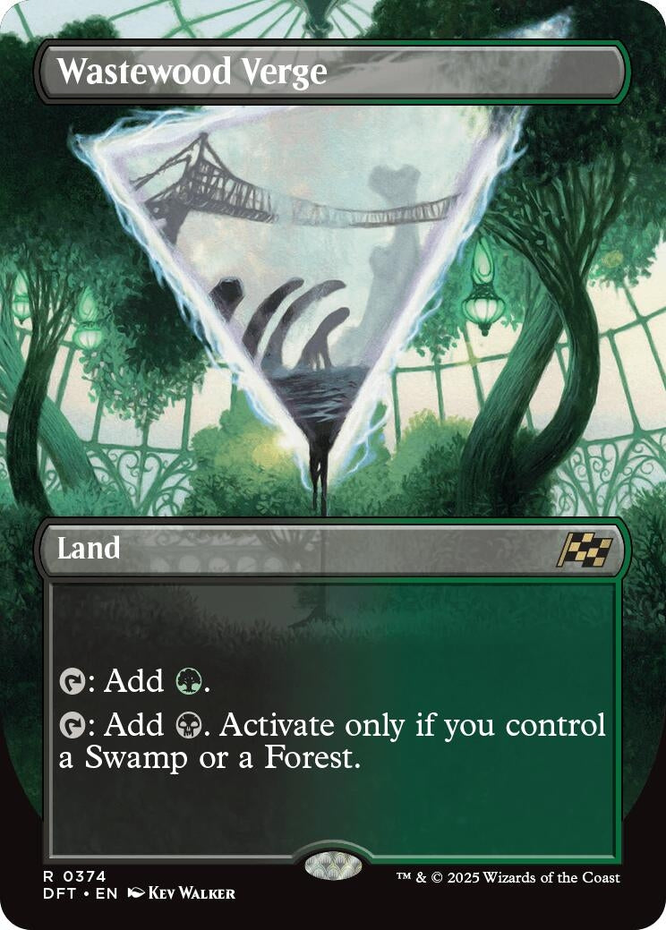 Image for Wastewood Verge (Borderless) (374) [Aetherdrift] - Magic: The Gathering