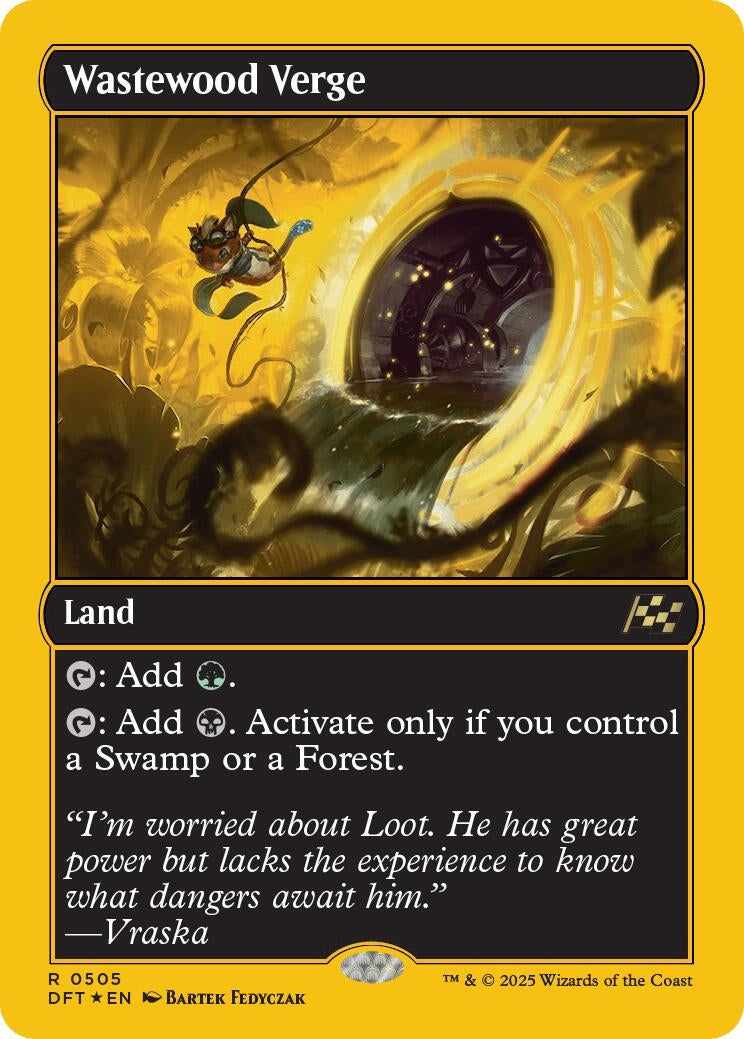 Image for Wastewood Verge (First-Place Foil) (505) [Aetherdrift] - Magic: The Gathering