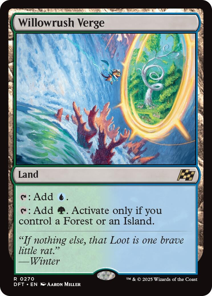 Image for Willowrush Verge (270) [Aetherdrift] - Magic: The Gathering