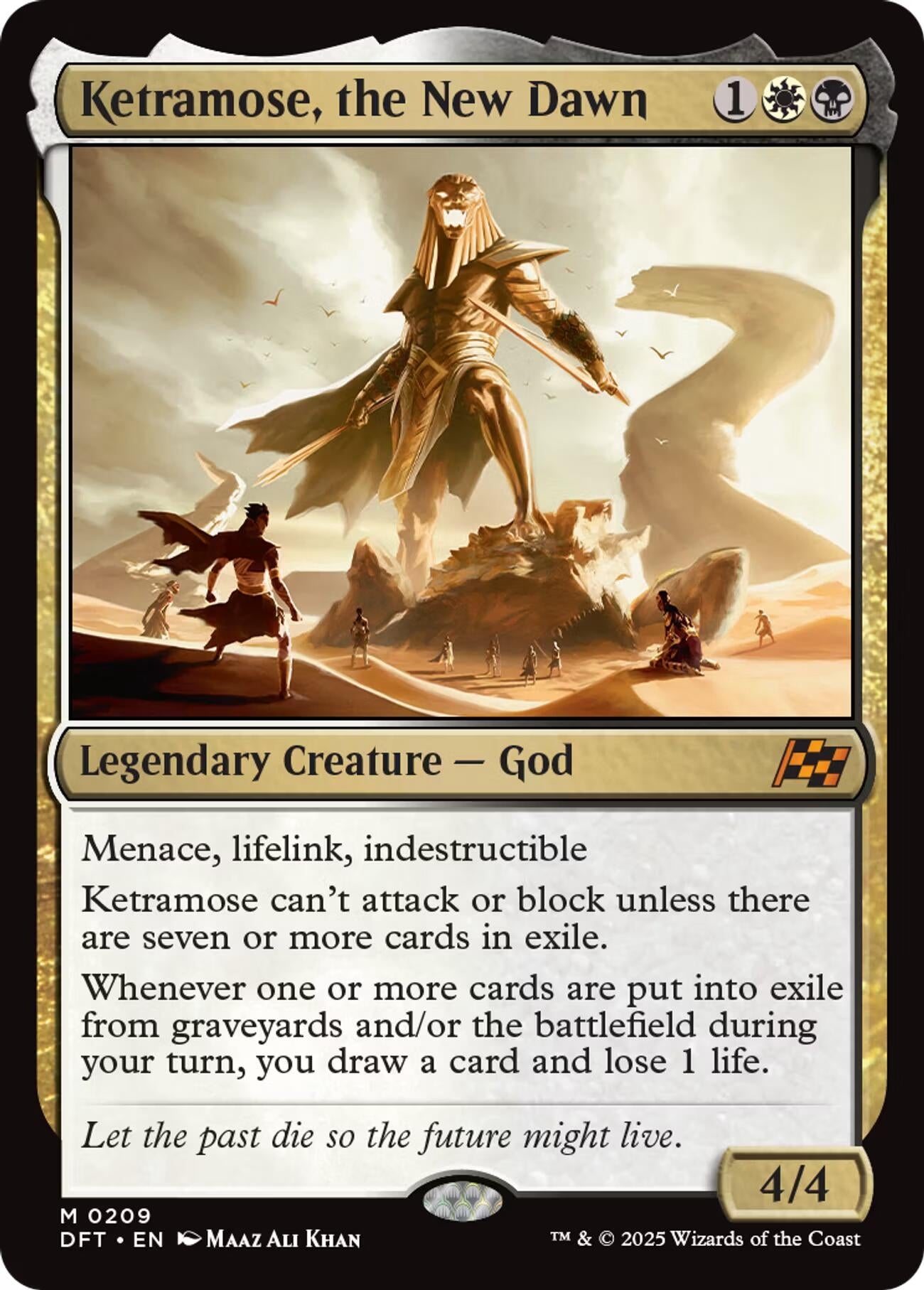 Image for Ketramose, the New Dawn (209) [Aetherdrift] - Magic: The Gathering