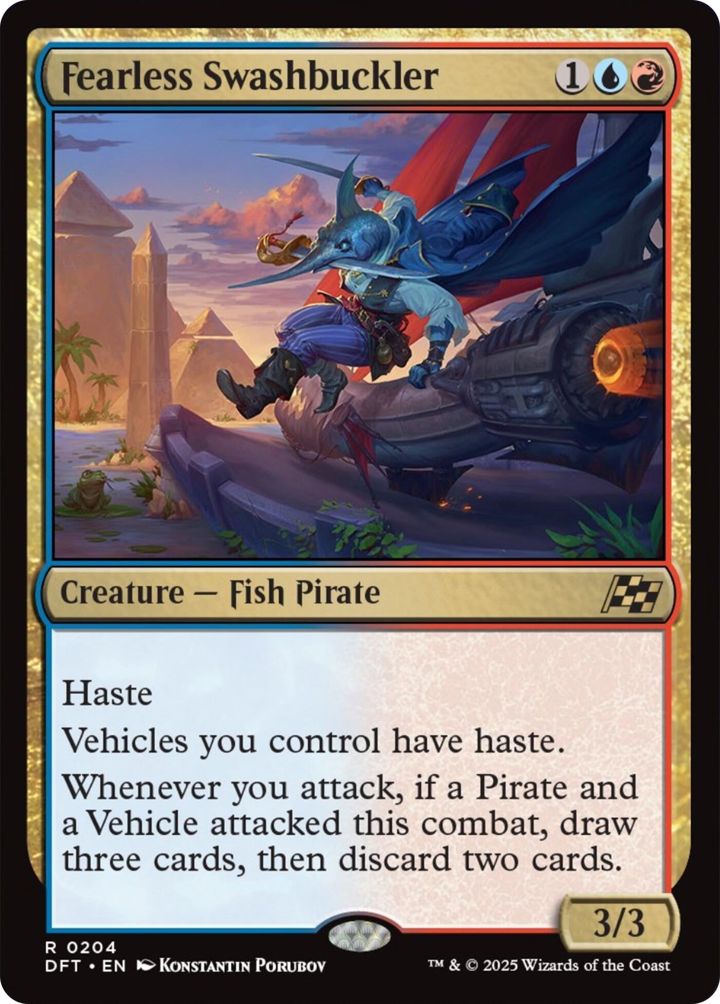 Image for Fearless Swashbuckler (204) [Aetherdrift] - Magic: The Gathering
