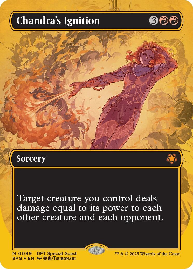 Image for Chandra's Ignition (Borderless) (First-Place Foil) (99) [Special Guests] - Magic: The Gathering