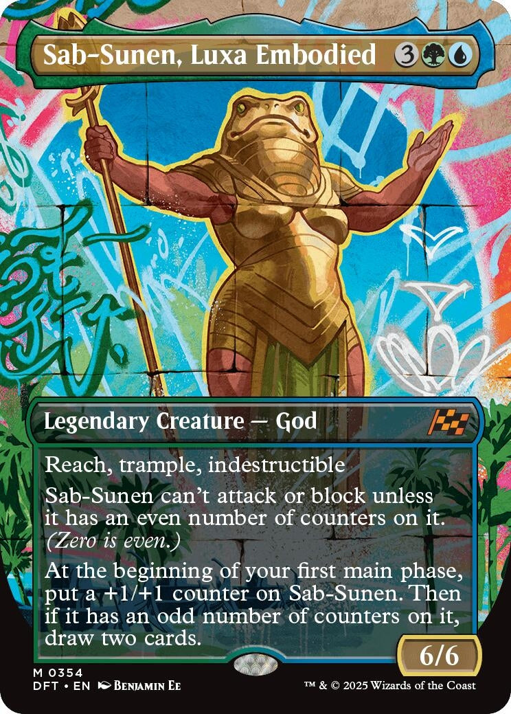 Image for Sab-Sunen, Luxa Embodied (Borderless) (354) [Aetherdrift] - Magic: The Gathering