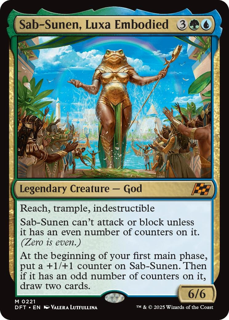 Image for Sab-Sunen, Luxa Embodied (221) [Aetherdrift] - Magic: The Gathering