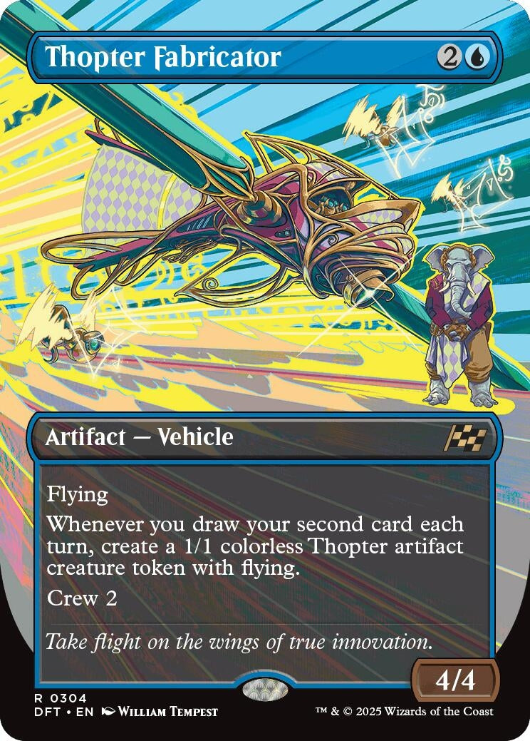 Image for Thopter Fabricator (Borderless) (304) [Aetherdrift] - Magic: The Gathering