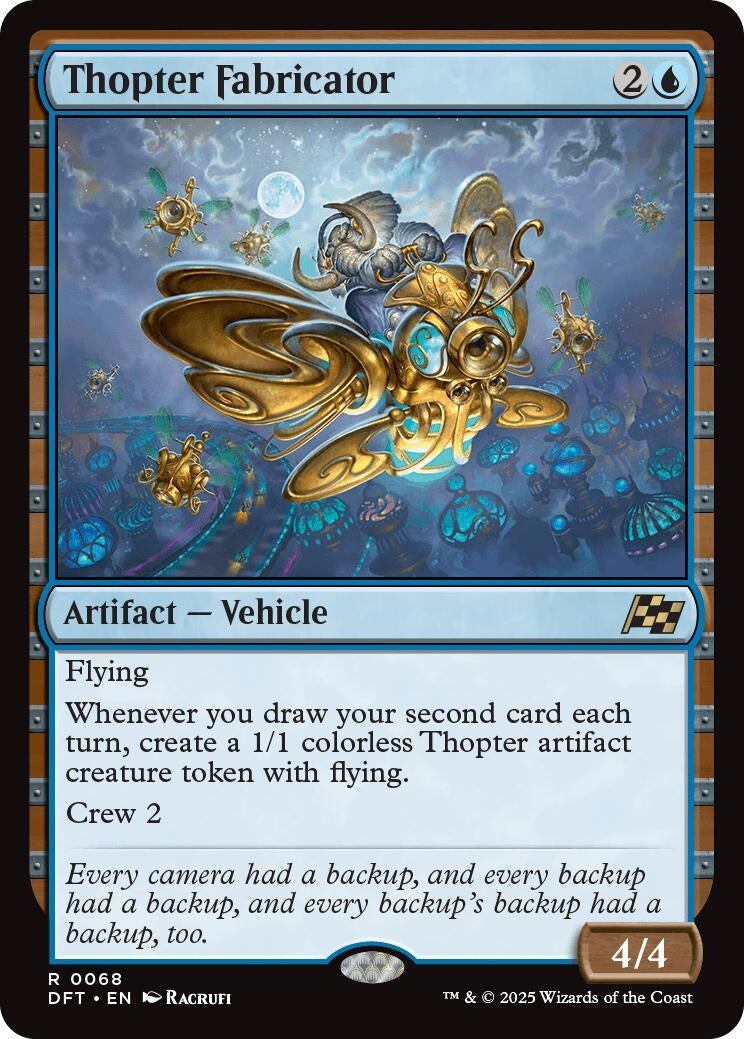 Image for Thopter Fabricator (68) [Aetherdrift] - Magic: The Gathering