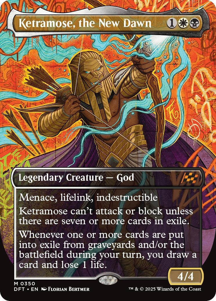 Image for Ketramose, the New Dawn (Borderless) (350) [Aetherdrift] - Magic: The Gathering