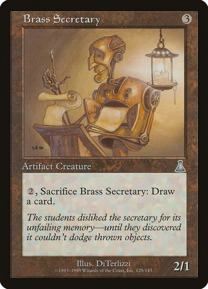 Image for Brass Secretary (128) [Urza's Destiny] - Magic: The Gathering