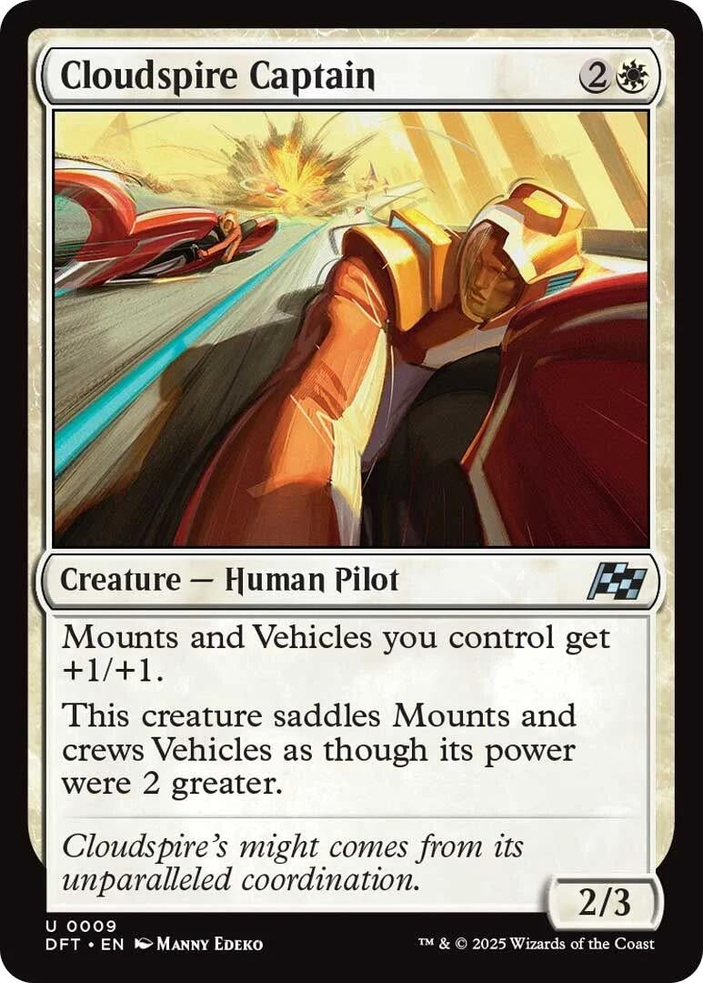 Image for Cloudspire Captain (9) [Aetherdrift] - Magic: The Gathering