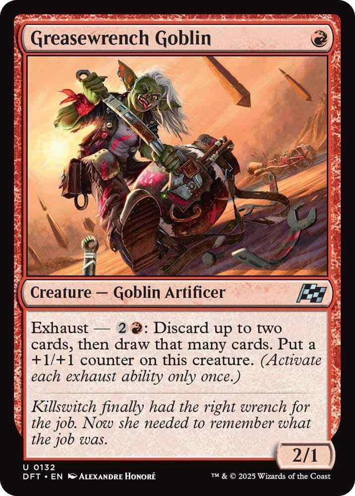 Image for Greasewrench Goblin (132) [Aetherdrift] - Magic: The Gathering