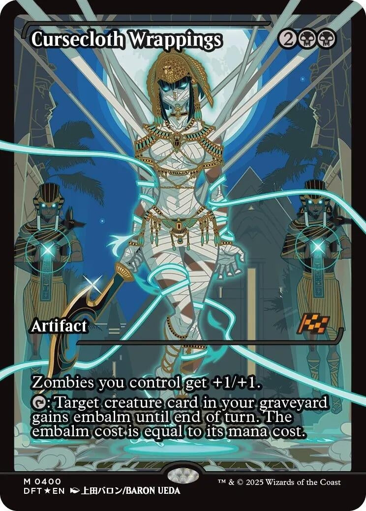 Image for Cursecloth Wrappings (Showcase) (400) [Aetherdrift] - Magic: The Gathering