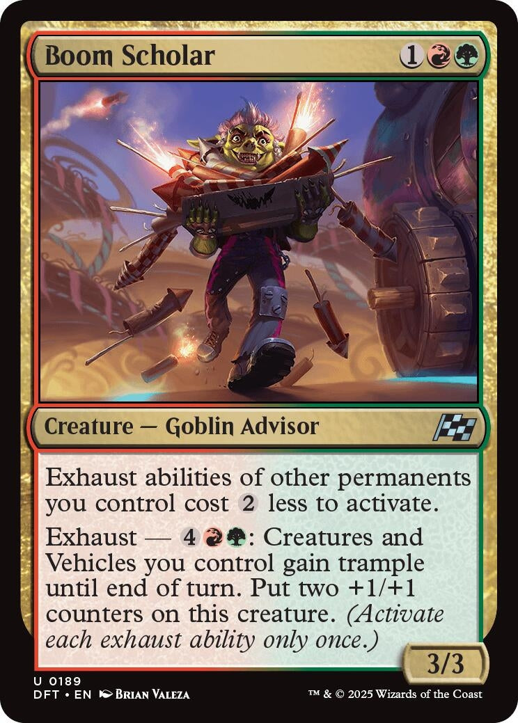 Image for Boom Scholar (189) [Aetherdrift] - Magic: The Gathering