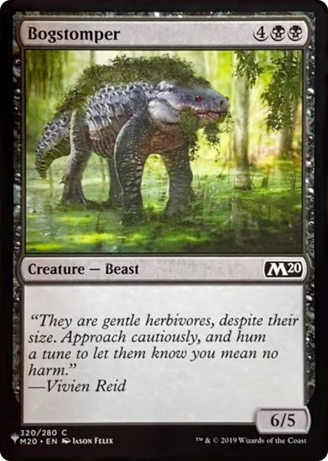 Image for Bogstomper (320/280) [The List Reprints] - Magic: The Gathering
