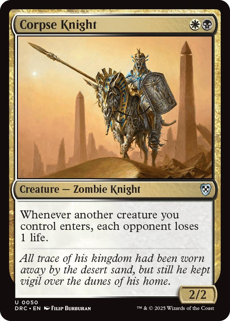 Image for Corpse Knight (50) [Aetherdrift] - Magic: The Gathering