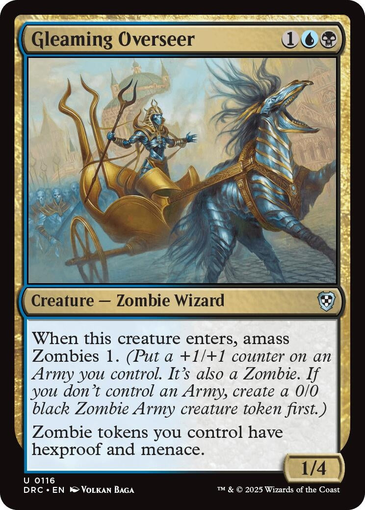 Image for Gleaming Overseer (116) [Aetherdrift] - Magic: The Gathering