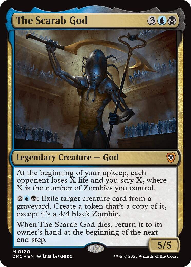 Image for The Scarab God (120) [Aetherdrift] - Magic: The Gathering