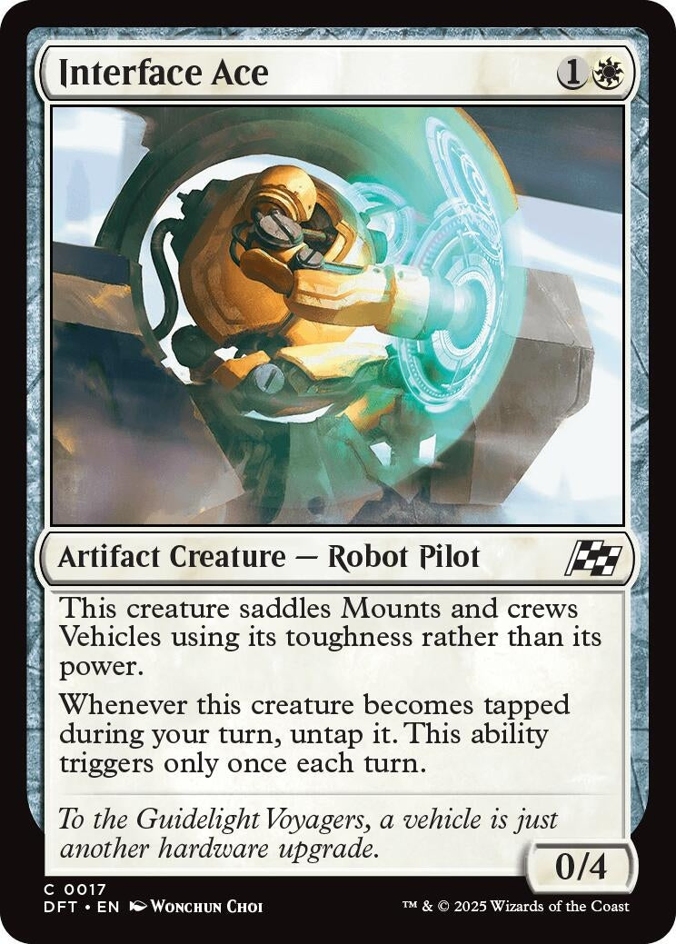 Image for Interface Ace (17) [Aetherdrift] - Magic: The Gathering