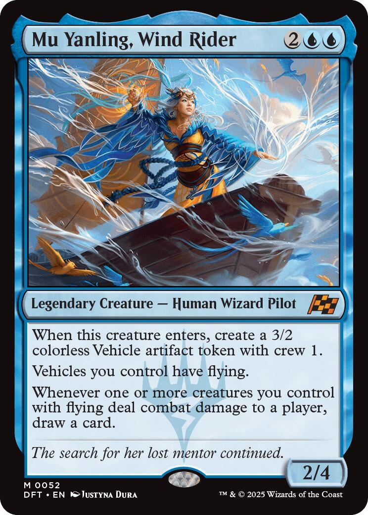 Image for Mu Yanling, Wind Rider (52) [Aetherdrift] - Magic: The Gathering