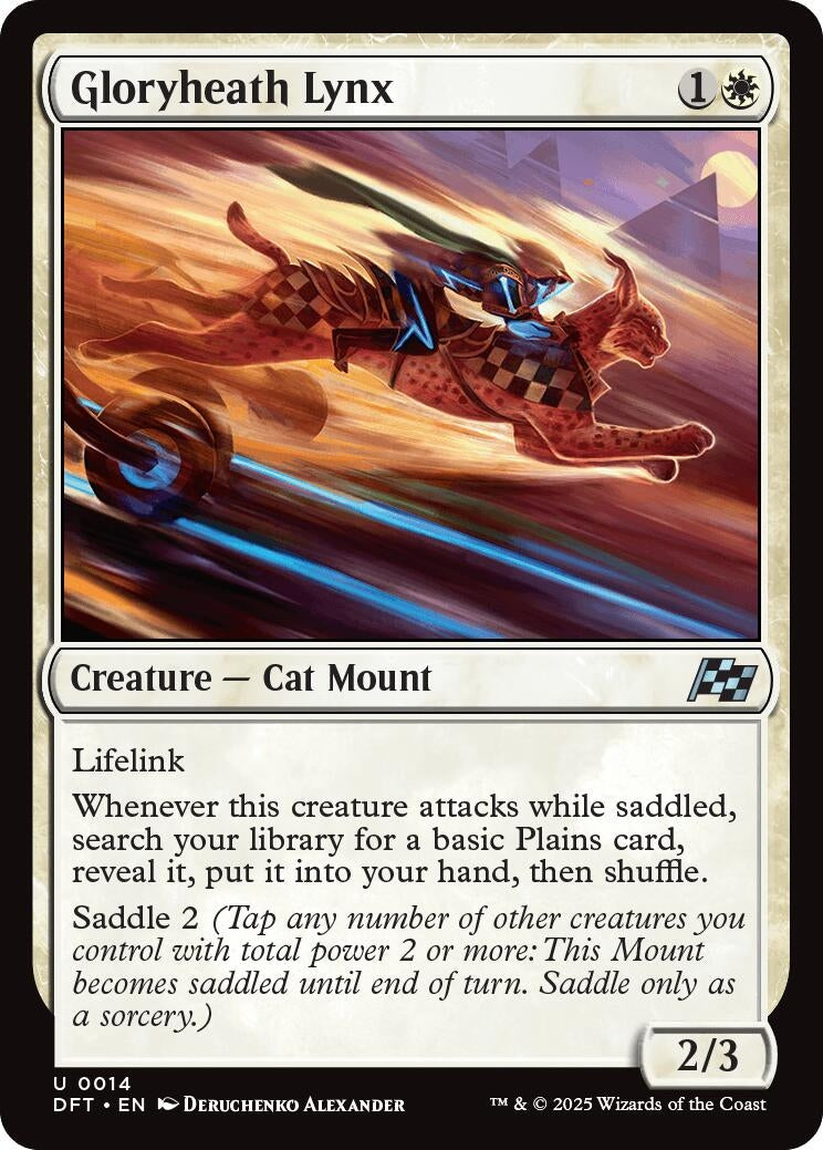 Image for Gloryheath Lynx (14) [Aetherdrift] - Magic: The Gathering
