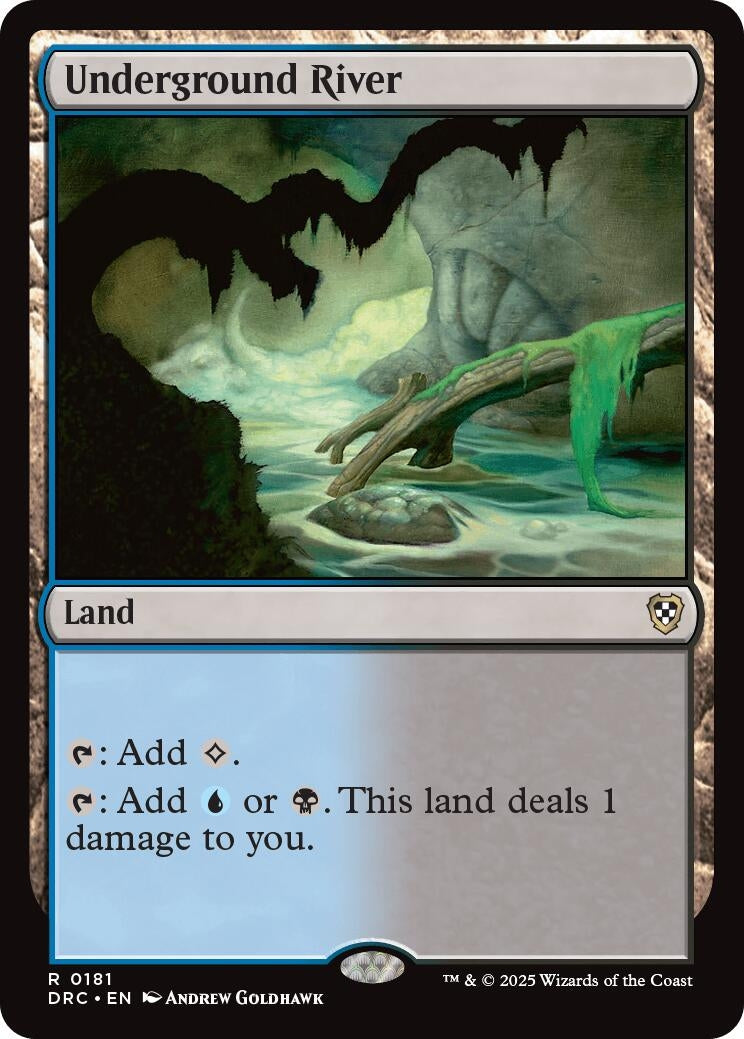 Image for Underground River (181) [Aetherdrift] - Magic: The Gathering