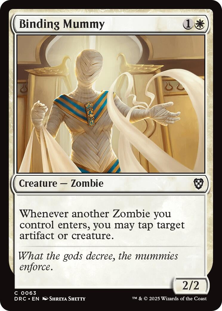 Image for Binding Mummy (63) [Aetherdrift] - Magic: The Gathering