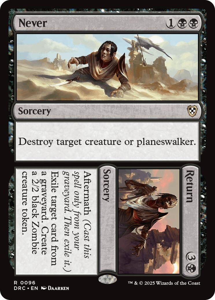 Image for Never // Return (96) [Aetherdrift] - Magic: The Gathering
