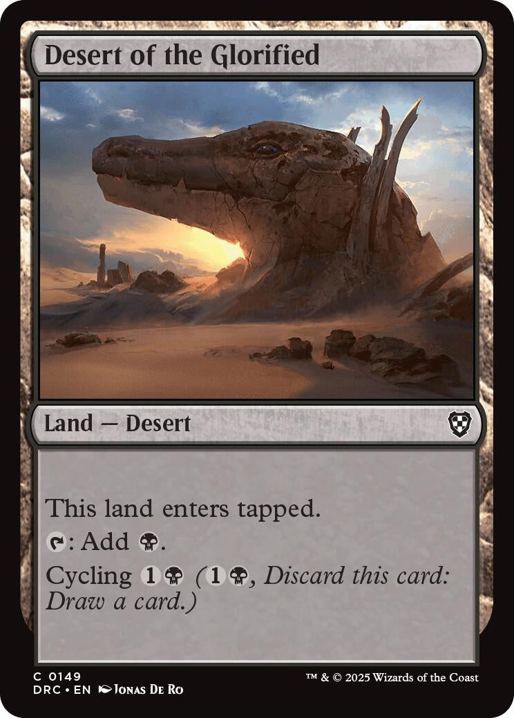 Image for Desert of the Glorified (149) [Aetherdrift] - Magic: The Gathering