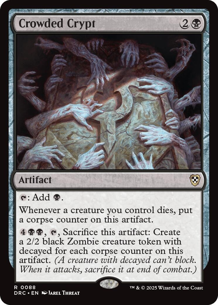 Image for Crowded Crypt (88) [Aetherdrift] - Magic: The Gathering