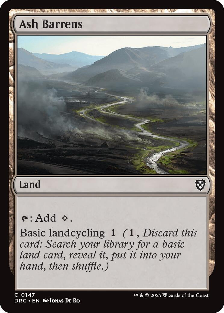 Image for Ash Barrens (147) [Aetherdrift] - Magic: The Gathering