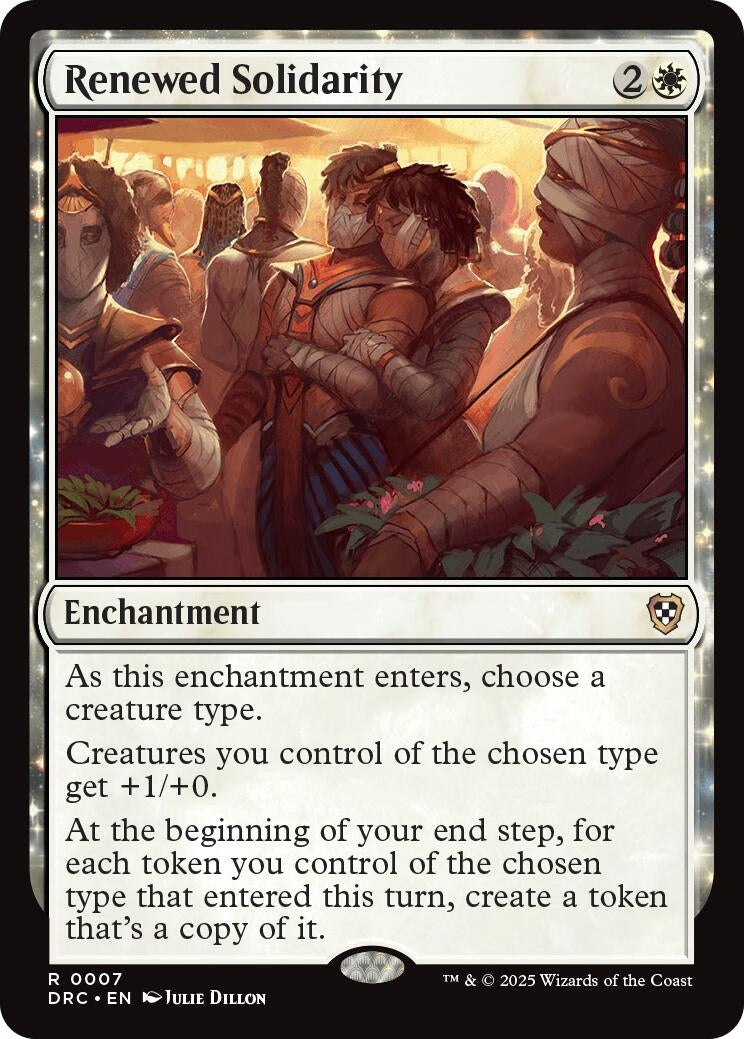 Image for Renewed Solidarity (7) [Aetherdrift] - Magic: The Gathering