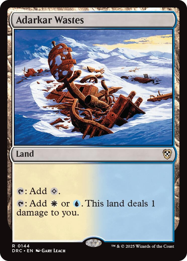 Image for Adarkar Wastes (144) [Aetherdrift] - Magic: The Gathering