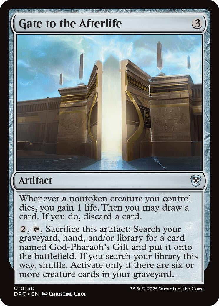 Image for Gate to the Afterlife (130) [Aetherdrift] - Magic: The Gathering