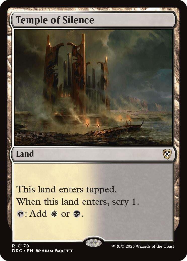 Image for Temple of Silence (178) [Aetherdrift] - Magic: The Gathering