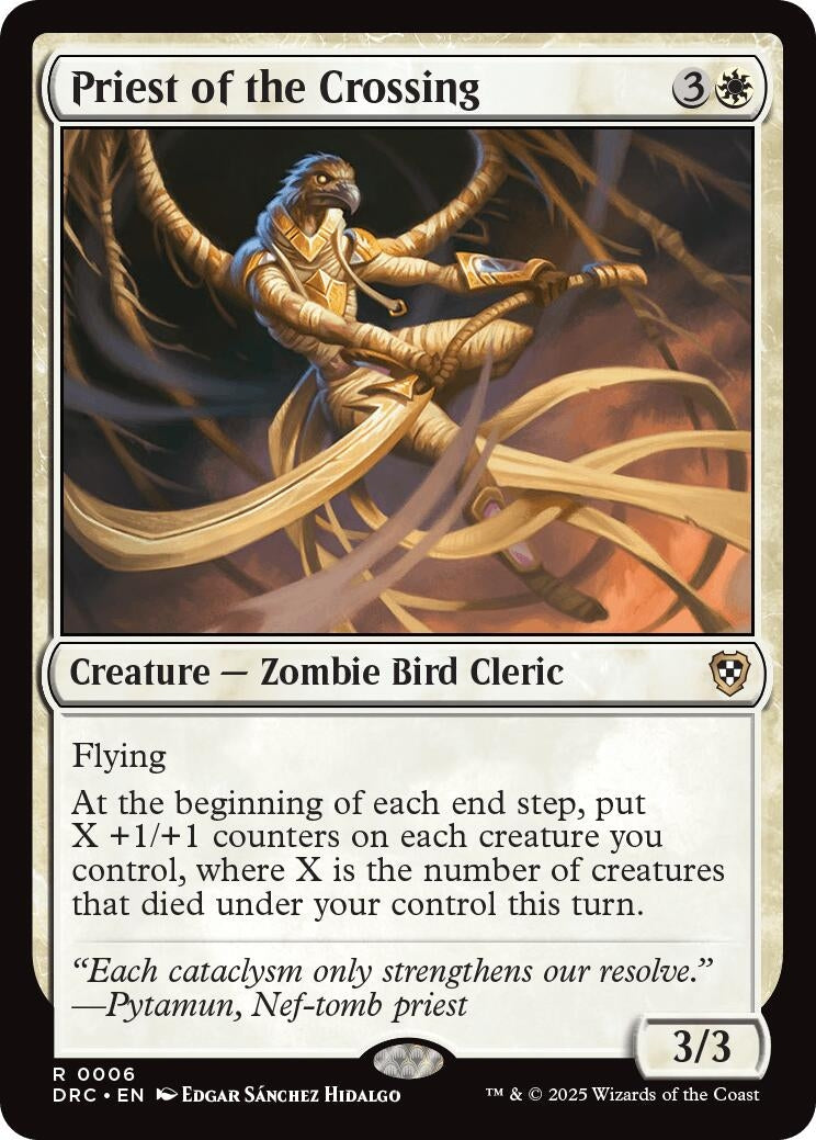 Image for Priest of the Crossing (6) [Aetherdrift] - Magic: The Gathering