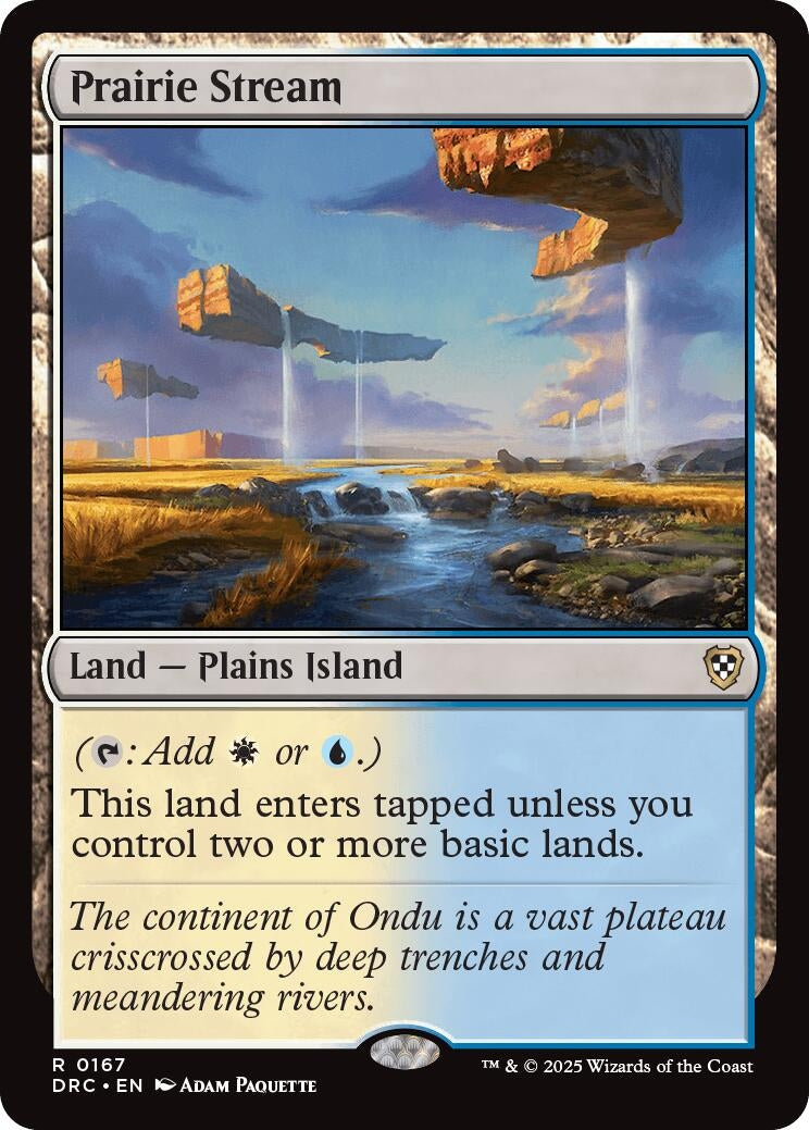 Image for Prairie Stream (167) [Aetherdrift] - Magic: The Gathering