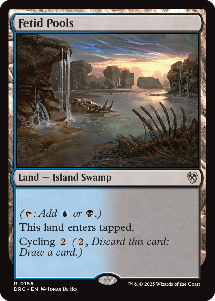 Image for Fetid Pools (156) [Aetherdrift] - Magic: The Gathering