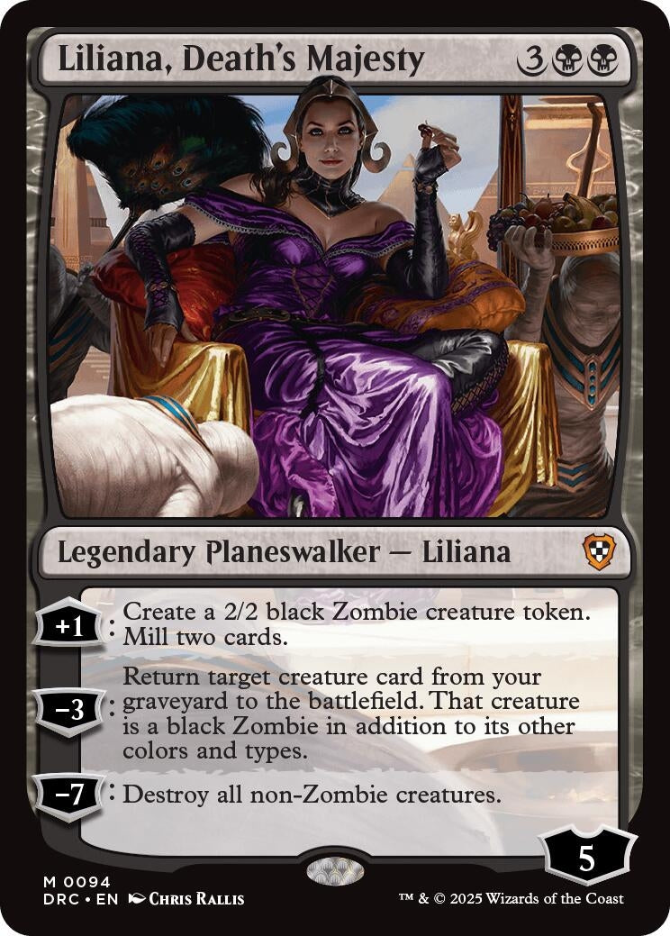Image for Liliana, Death's Majesty (94) [Aetherdrift] - Magic: The Gathering