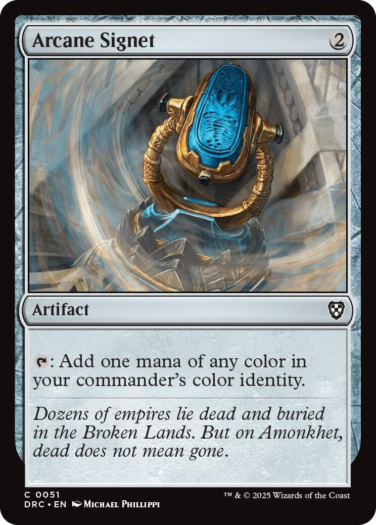 Image for Arcane Signet (0051) (51) [Aetherdrift] - Magic: The Gathering