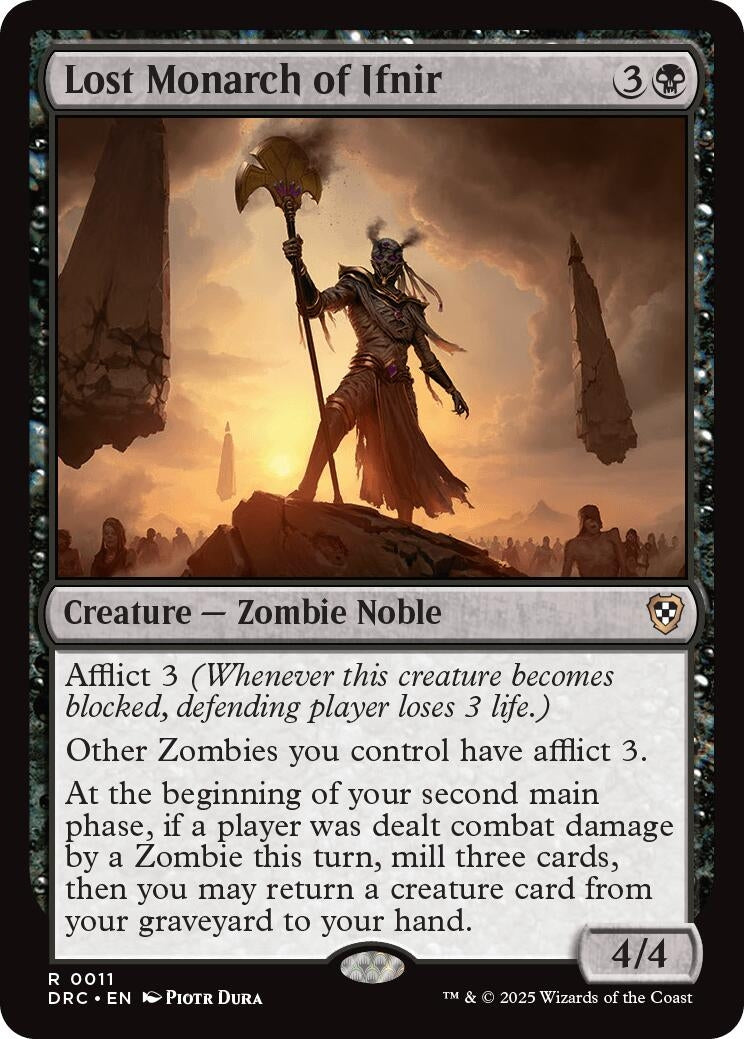 Image for Lost Monarch of Ifnir (11) [Aetherdrift] - Magic: The Gathering