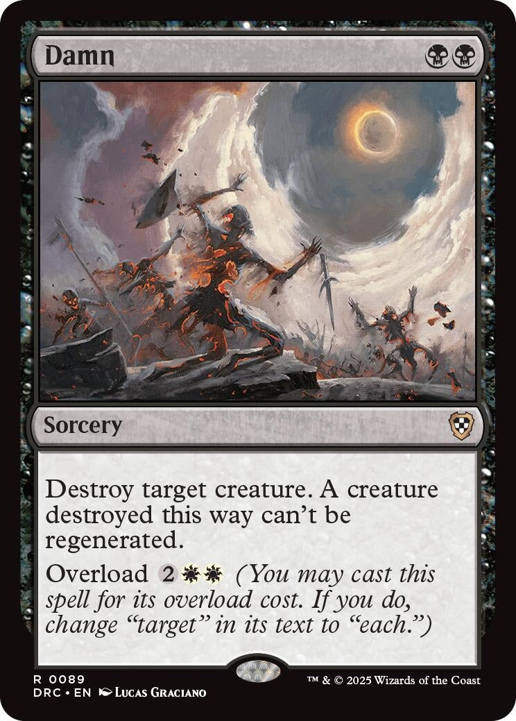 Image for Damn (89) [Aetherdrift] - Magic: The Gathering