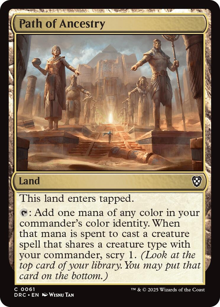 Image for Path of Ancestry (0061) (61) [Aetherdrift] - Magic: The Gathering