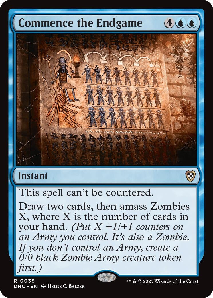 Image for Commence the Endgame (38) [Aetherdrift] - Magic: The Gathering