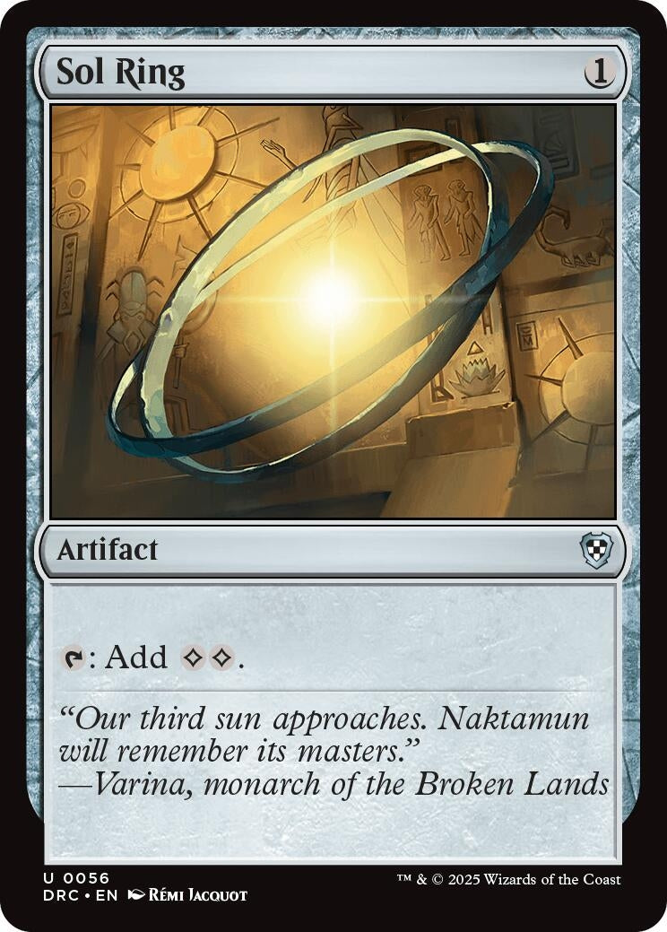 Image for Sol Ring (0056) (56) [Aetherdrift] - Magic: The Gathering