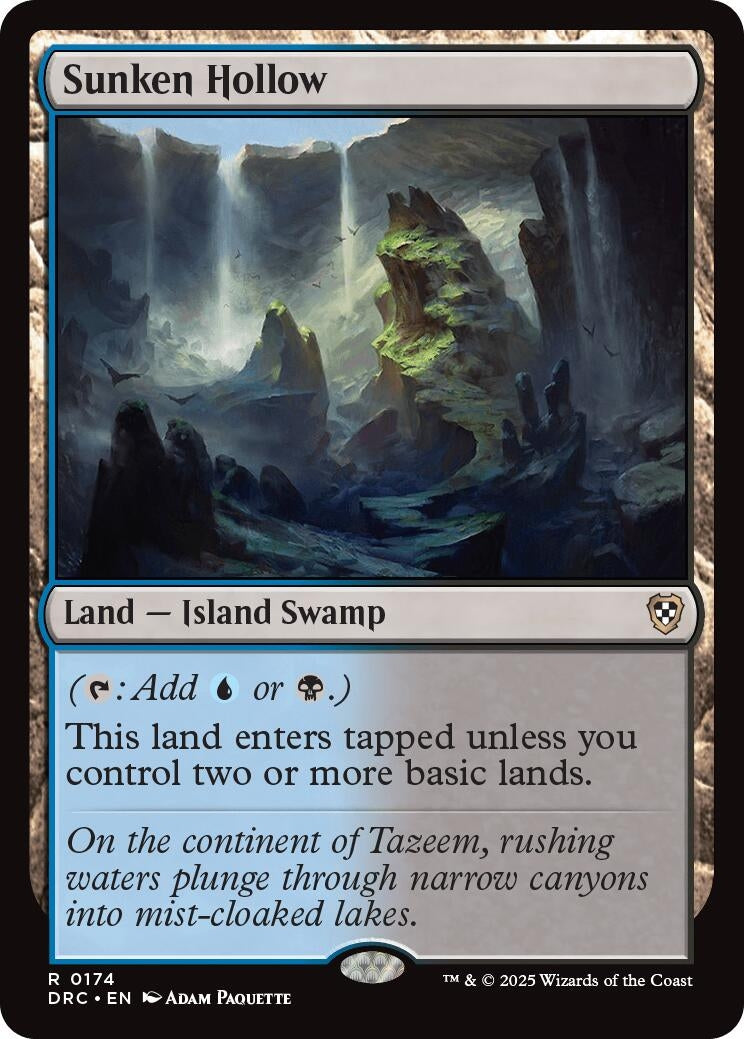 Image for Sunken Hollow (174) [Aetherdrift] - Magic: The Gathering